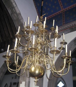 Chandelier at St James, Egerton, Kent