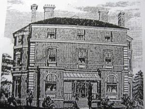 Engraving of Champion Hall