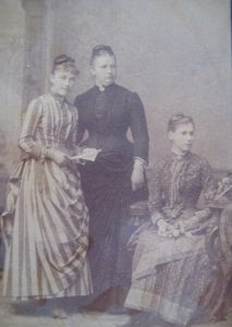 Louise Fornallaz, Louise's aunt Tem and Isaline Jomini c. 1895