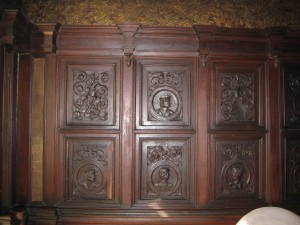 Original panelling in the Bishops Room